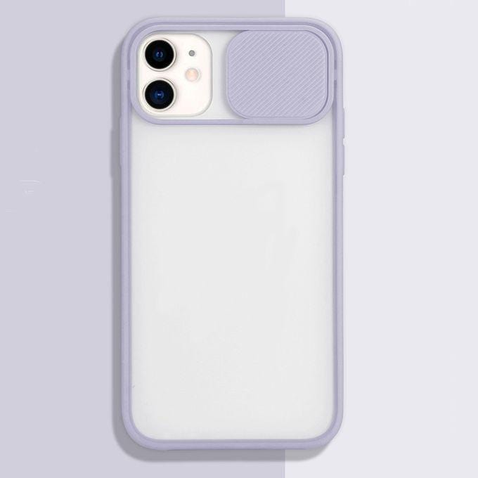 Iphone 11 camera slide rubber phone cover