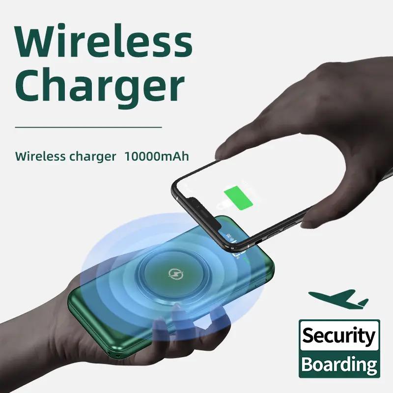 Wireless Charging Power Bank 10000mah