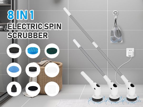 7in 1 electric spin cleaning brush