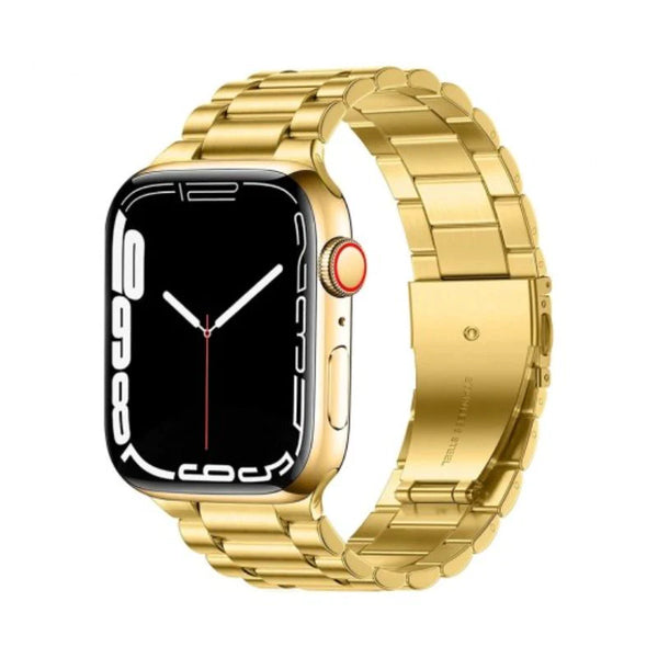 Golden edition smartwatch with double straps