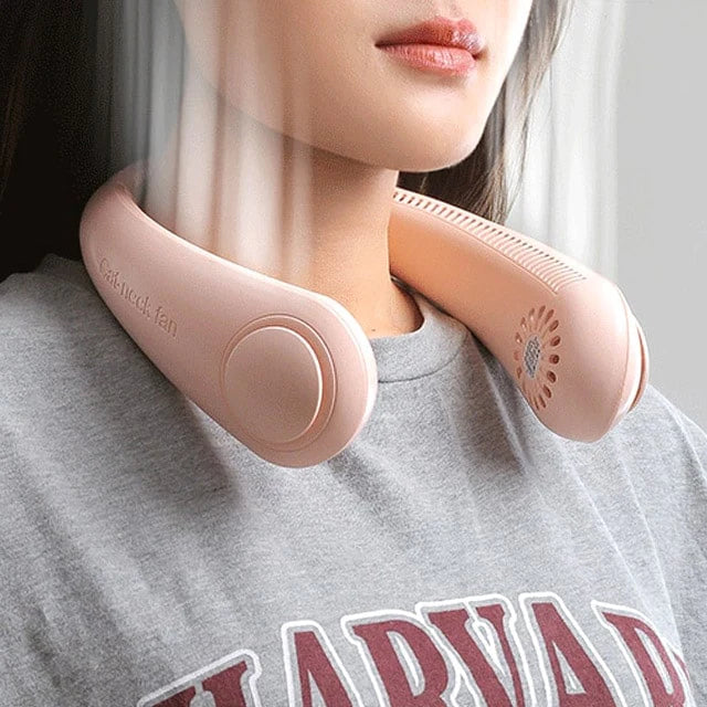 Portable neck fans