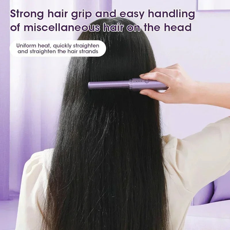 portable mini heat comb wig comb