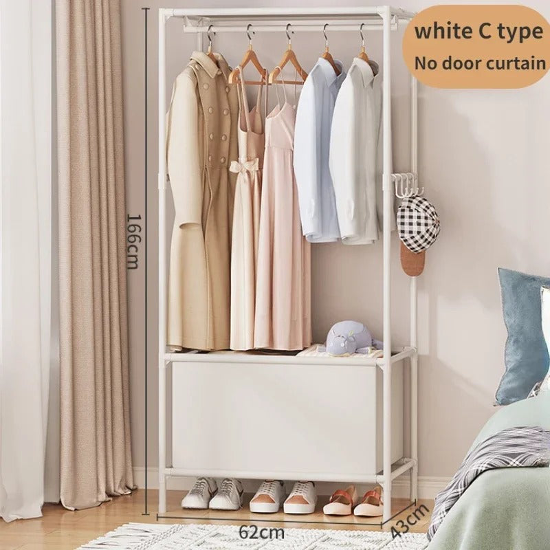 Simple Wardrobe Storage Closet Cabinet Large Capacity  Wardrobe