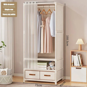 Simple Wardrobe Storage Closet Cabinet Large Capacity  Wardrobe