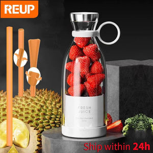 Rechargable portable juice blender