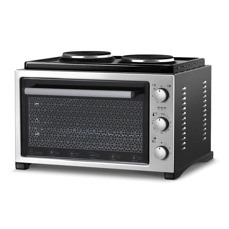 luxell  mini oven with hotplate 65litres