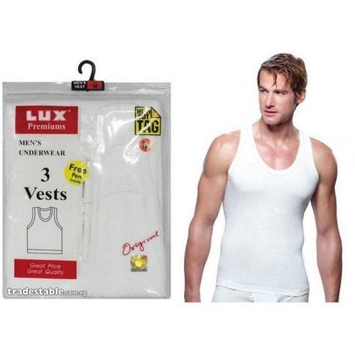 Lux 3pack Cotton Vests