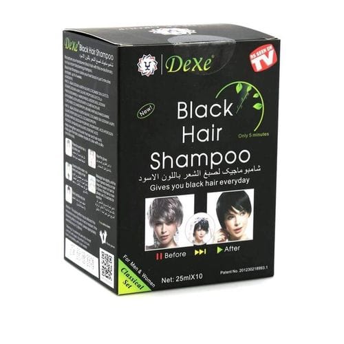 Black Hair shampoo Box