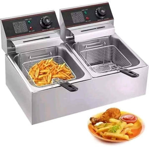 Double deep fryer