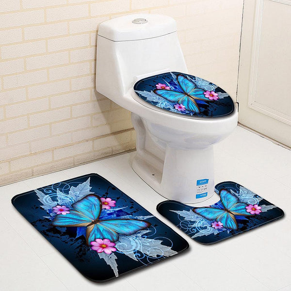 Toilet mats set -3pcs