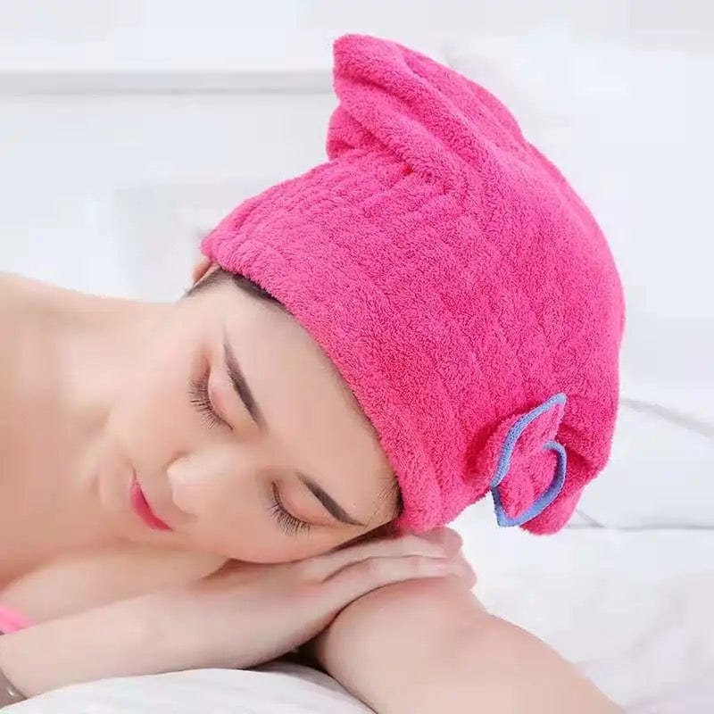 Bath Towel Head Cap