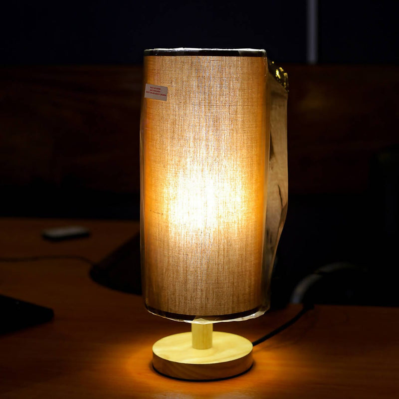 Wooden bedside lamp/ table lamp