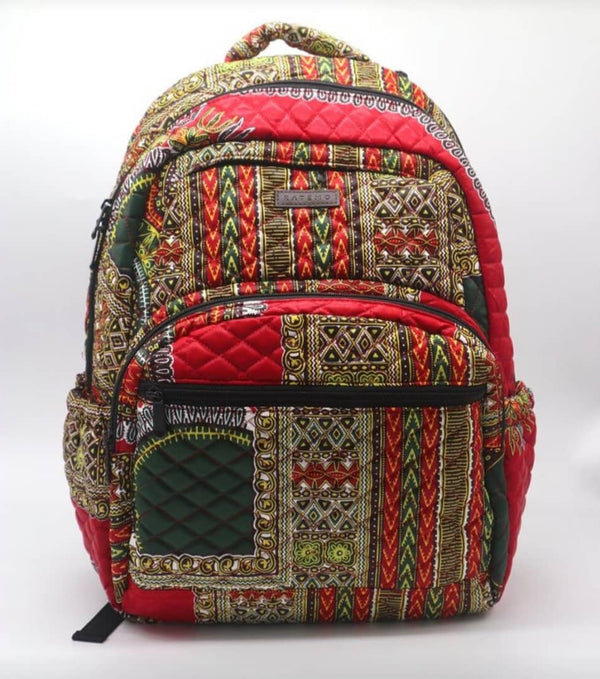 Back pack-African print