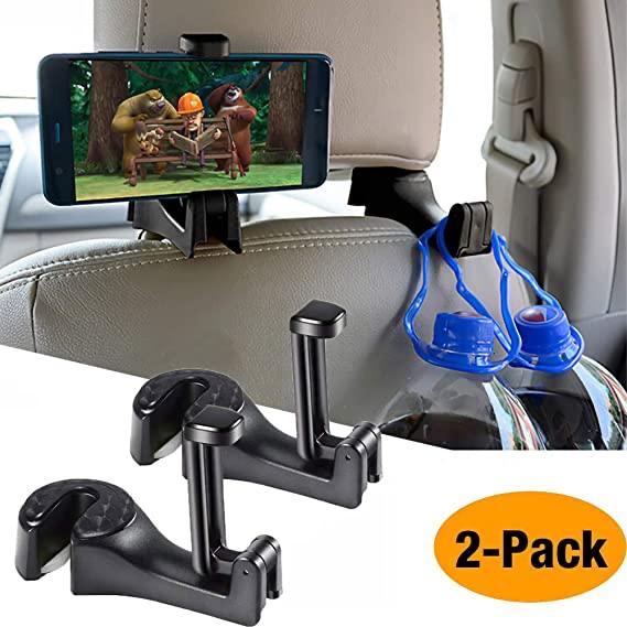 Car headrest mount-2pcs for phone or bag holder