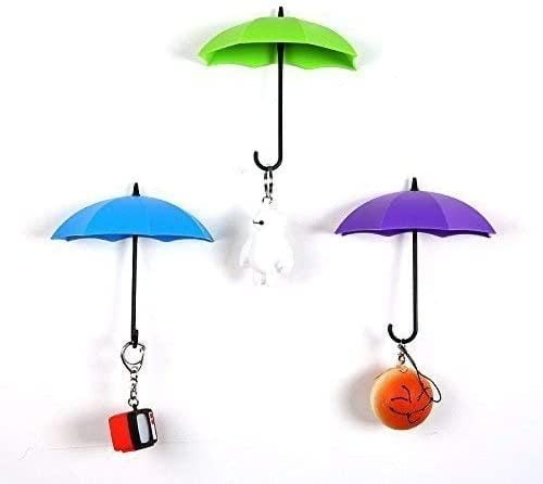 Umbrella design wall Key hangers -(3pcs)