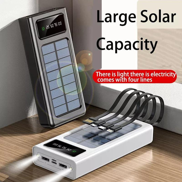 Solar and Electric Power Bank-30000mah
