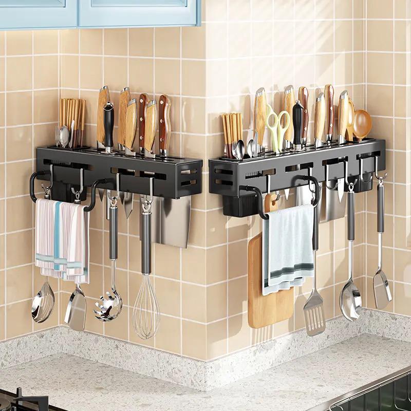 Wall mounted kitchen Rack-no drill needed
