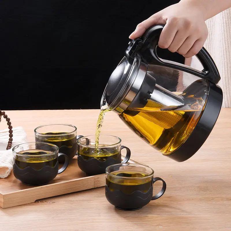 Glass 5pieces Tea or Coffee Set