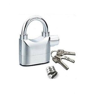 2pcs stainless Steel Anti theft Alarm Padlock