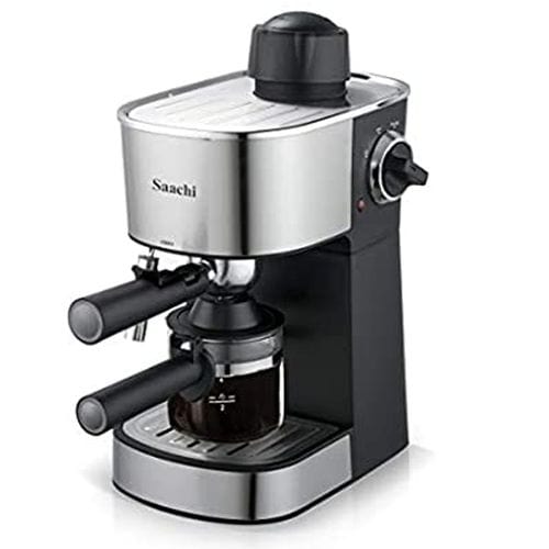 Saachi Coffee Machine (Esspresso, Latte, Capuccino) - Silver