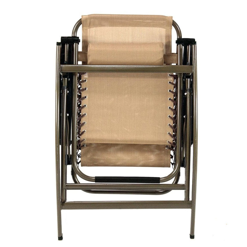 Foldable and Reclining Chair-Metallic frame