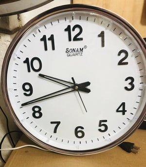 Sonam Lighting Wall Clock.