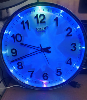 Sonam Lighting Wall Clock.