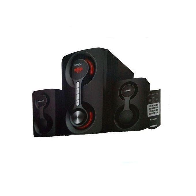 Saachi 2.1 Hifi Bluetooth Speaker with FM, USB - Silver