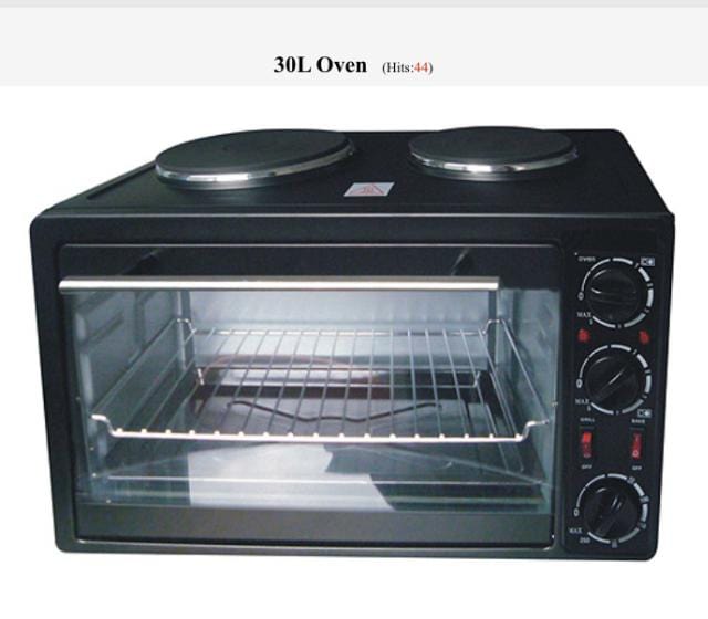 30ltr Oven with Grill and Double Hotplates